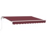 Auvent Rétractable Bordeaux 250 x 200 cm tissu 516231516231