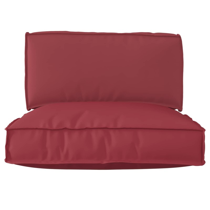 Set de coussins de palette 2 pcs Gris Tissu Oxford 516240516240