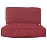 Set de coussins de palette 2 pcs Gris Tissu Oxford 516240516240