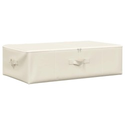 Boîte de rangement Tissu 70x40x18 cm Crème 516241516241