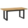Table à manger NOAIN pieds en forme de U 180x90x75cm massif pin 516247516247