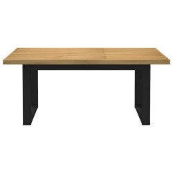 Table à manger NOAIN pieds en forme de U 180x90x75cm massif pin 516247516247