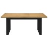 Table à manger NOAIN pieds en forme de U 180x90x75cm massif pin 516247516247
