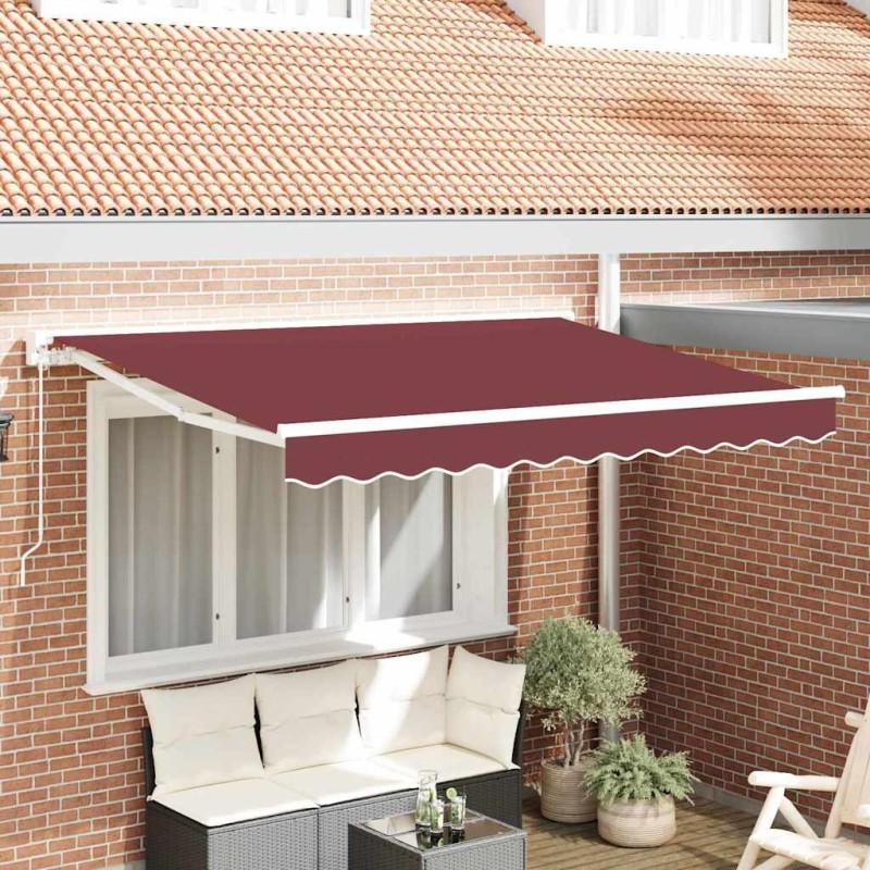 Cadre d'auvent Bordeaux 250 x 200 cm 516267516267