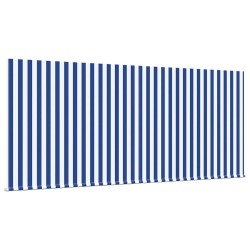 Auvent Rétractable Bleu et Blanc 300 x 200 cm 516269516269