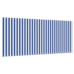 Auvent Rétractable Bleu et Blanc 300 x 200 cm 516274516274
