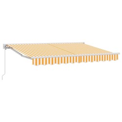 Cadre d'auvent Jaune et blanc 300 x 200 cm 516277516277