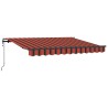 Auvent Rétractable Orange 250 x 200 cm tissu 516278516278