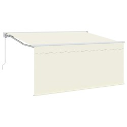 Auvent Rétractable Crème 300 x 200 cm Polyester et Aluminium 516281516281
