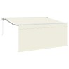 Auvent Rétractable Crème 300 x 200 cm Polyester et Aluminium 516281516281