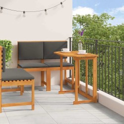 Ensemble bistro de jardin 3 pcs Marron Bois d'Acacia Massif 516284516284