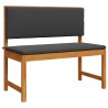 Ensemble bistro de jardin 3 pcs Marron Bois d'Acacia Massif 516284516284