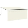 Auvent Rétractable Crème 300 x 200 cm Polyester et Aluminium 516289516289