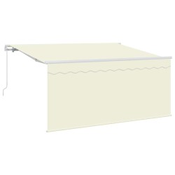 Auvent Rétractable Crème 300 x 200 cm Polyester et Aluminium 516290516290