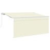 Auvent Rétractable Crème 300 x 200 cm Polyester et Aluminium 516290516290