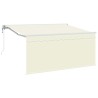 Auvent Rétractable Crème 300 x 200 cm Polyester et Aluminium 516291516291