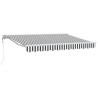 Cadre d'auvent Anthracite et blanc 250 x 200 cm 516299516299