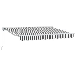 Cadre d'auvent Anthracite et blanc 250 x 200 cm 516300516300