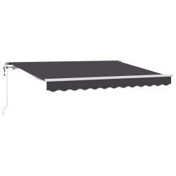 Auvent Rétractable Anthracite 300 x 200 cm tissu 516308516308