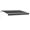 Auvent Rétractable Anthracite 300 x 200 cm tissu 516308516308