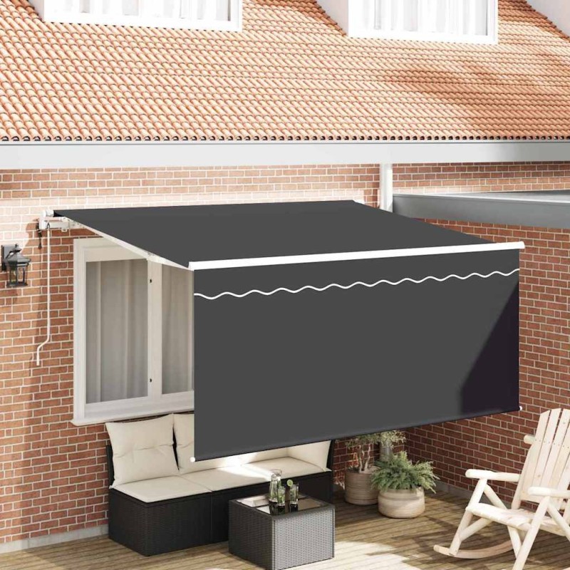 Auvent Rétractable Anthracite 300 x 200 cm 516310516310