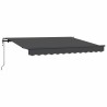 Auvent Rétractable Anthracite 300 x 200 cm tissu 516312516312