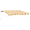 Auvent Rétractable Jaune 300 x 200 cm tissu 516313516313