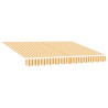 Auvent Rétractable Jaune 300 x 200 cm tissu 516315516315