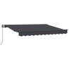 Auvent Rétractable Anthracite 300 x 200 cm tissu 516318516318