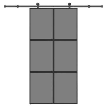 Porte coulissante kit de quincaillerie trempé verre aluminium 516321516321