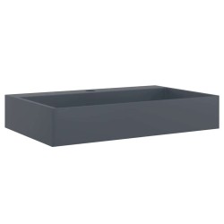 Vasque 60x38x11 cm fonte minérale/marbre anthracite 516339516339