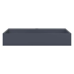 Vasque 60x38x11 cm fonte minérale/marbre anthracite 516339516339