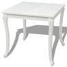 Table à manger 80x80x76 cm blanc brillant 516348516348