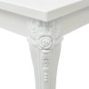 Table à manger 80x80x76 cm blanc brillant 516348516348