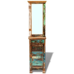 Miroir de couloir bois de récupération massif 47x23x180 cm 516351516351