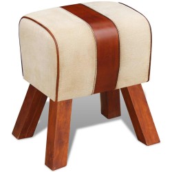 Tabouret Livre Marron Cuir 516352516352