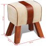 Tabouret Livre Marron Cuir 516352516352