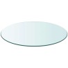 Dessus de table ronde en verre trempé 400 mm 516353516353