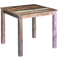Table de salle à manger Bois de récupération massif 80x82x76 cm 516354516354