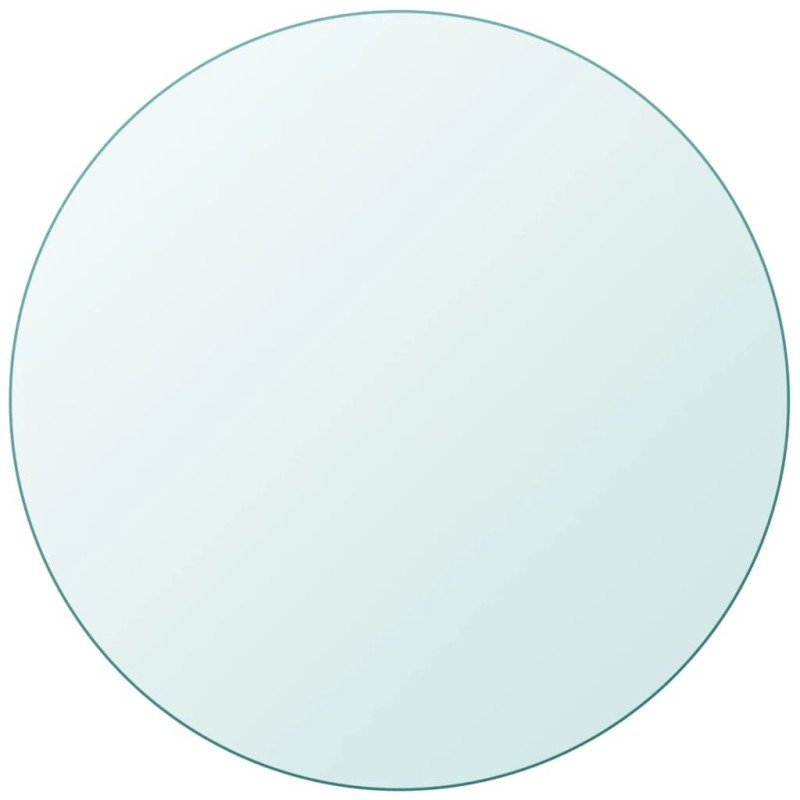Dessus de table ronde en verre trempé 900 mm 516357516357