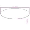 Dessus de table ronde en verre trempé 300 mm 516358516358