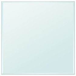 Dessus de table carré en verre trempé 700 x 700 mm 516369516369