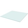 Dessus de table carré en verre trempé 700 x 700 mm 516369516369