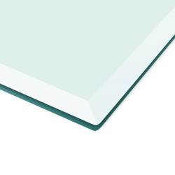 Dessus de table carré en verre trempé 700 x 700 mm 516369516369