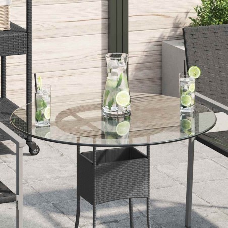 Dessus de table ronde en verre trempé 700 mm  516371516371
