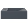 Vasque 50x38x11 cm fonte minérale/marbre anthracite 516378516378