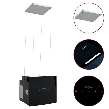 Hotte îlot avec capteur tactile à LCD en verre trempé 516396516396