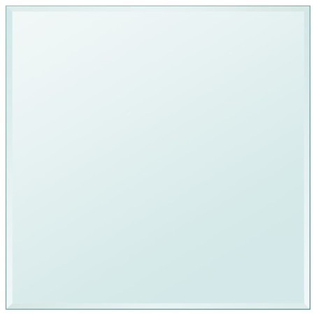 Dessus de table carré en verre trempé 800 x 800 mm 516425516425