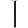 4 pieds de table réglables en hauteur 710 mm Noir 516440516440