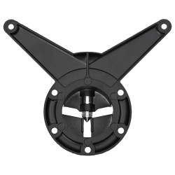 4 pieds de table réglables en hauteur 710 mm Noir 516440516440